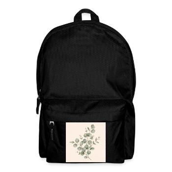 Moins de précipitation, plus de vie | Design vintage d’eucalyptus - Sac à dos - noir - Devant