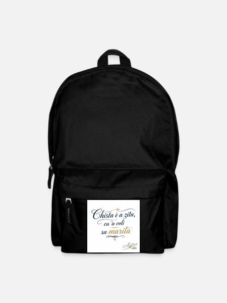 Dialetto siciliano - Rucksack - Schwarz