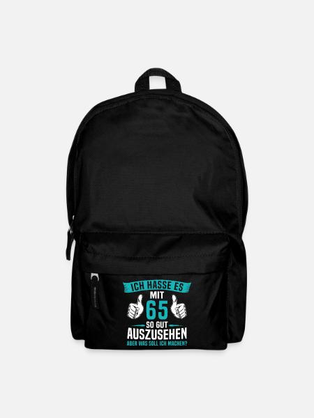 65 Jahre 65. Geburtstag Mann Frau 65 Jahre - Rucksack - Schwarz