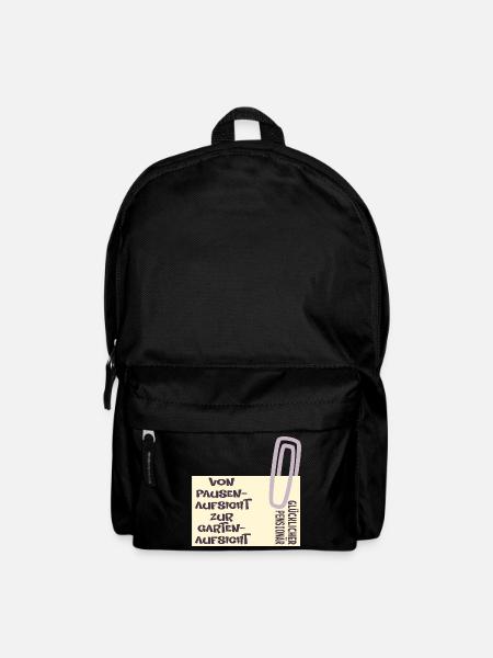 Abschied Lehrer - Garten - Rucksack - Schwarz