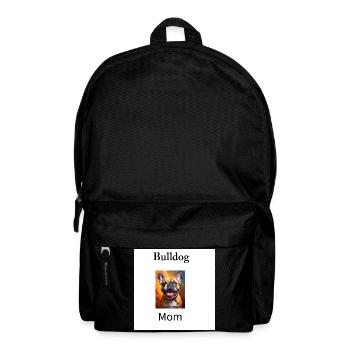 Feu couleur de la Maman Bulldog - Sac à dos - noir - Devant