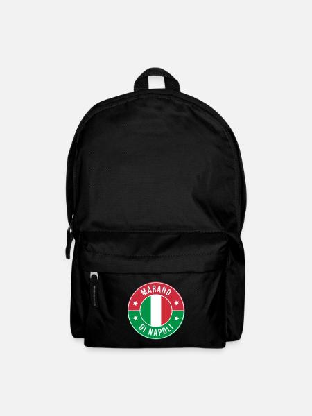 Marano di Napoli Round Emblem - Backpack - black