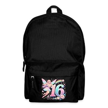 16th Birthday Elf – Pastel Graphic Design - Backpack - black - Front
