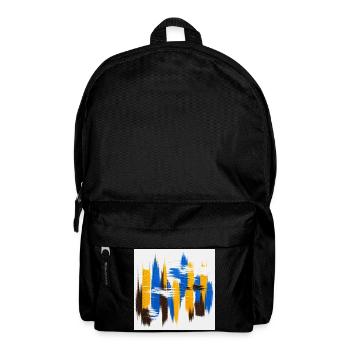 Battements Urbains Bleu Miel - Sac à dos - noir - Devant