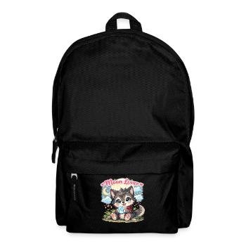 Moon Lover – Loup-Garou Kawaï sous la Lune - Sac à dos - noir - Devant
