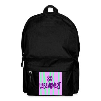 Freundin Liebenswert - Rucksack - Schwarz - Vorne