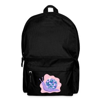Disco Ball Snail - Backpack - black - Front