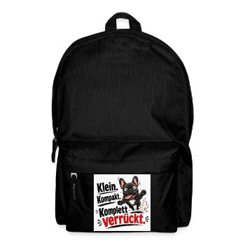 Klein Kompakt Komplett verrückt - Rucksack - Schwarz - Vorne