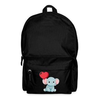 Süßes Elefantenbaby - Rucksack - Schwarz - Vorne