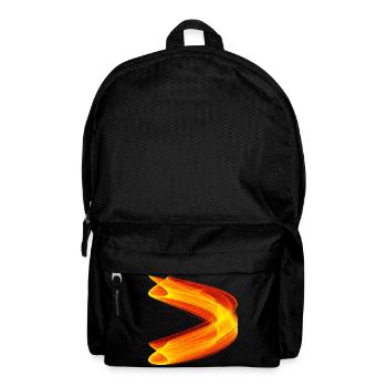 Goldene Dynamik – Chaos Theory - Rucksack - Schwarz - Vorne