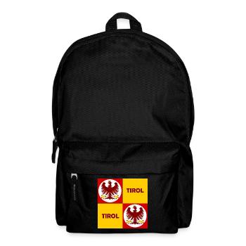 Tirol Quadrat Emblem Muster - Rucksack - Schwarz - Vorne