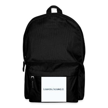 Él que no salta es un inglés - WM Schrift - Rucksack - Schwarz - Vorne