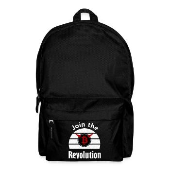 Bitcoin Revolution: Join the Movement - Rucksack - Schwarz - Vorne