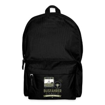 Busfahrer in Rente – Omnibus Ruhestand Geschenk - Rucksack - Schwarz - Vorne