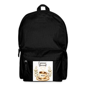 expressoyourself - Rucksack - Schwarz - Vorne
