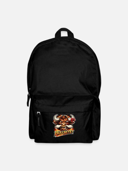 Feuriger Stier Bullseye - Rucksack - Schwarz