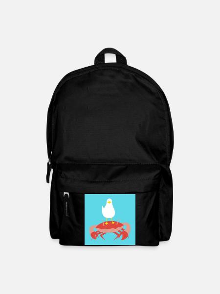 Crabby türkis - Rucksack - Schwarz