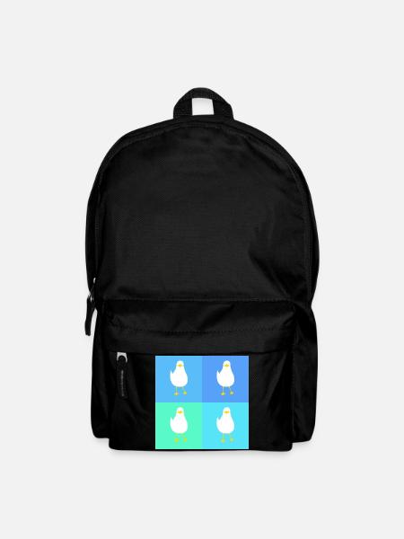 MeinsMeinsMeins - blau - Rucksack - Schwarz