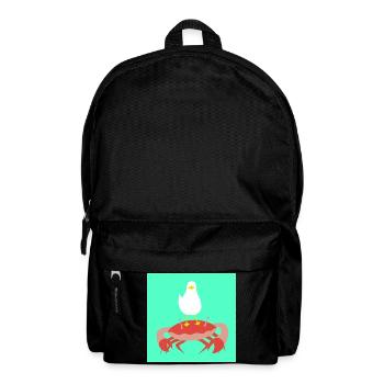 Crabby mint - Rucksack - Schwarz - Vorne