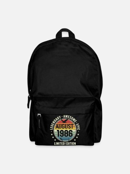 Legendäres Retro-Vintage-Jubiläum im August 1986 - Rucksack - Schwarz