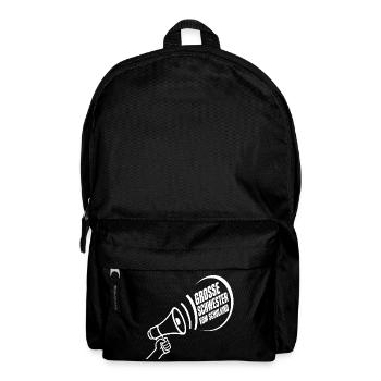 Grosse Schwester Vom Schulkind – Schulanfang - Rucksack - Schwarz - Vorne