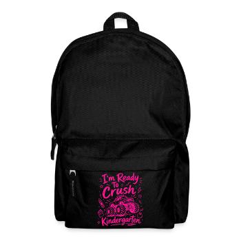 Ich bin bereit, Kindergarten – Monstertruck zu meistern - Rucksack - Schwarz - Vorne