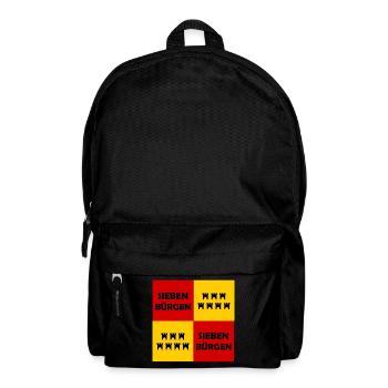Siebenbürgen Quadrat Muster - Rucksack - Schwarz - Vorne