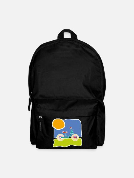 Colourful children's bike – Ride and freedom - Backpack - black