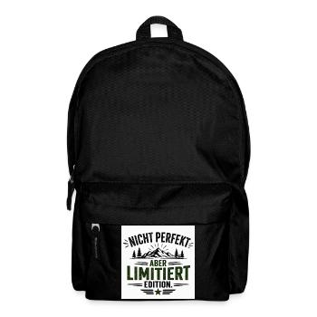 Nicht Perfekt Aber Limitierte Edition - Rucksack - Schwarz - Vorne