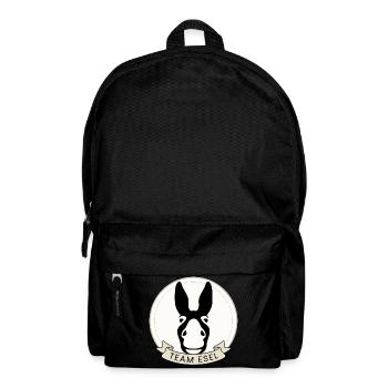 Équipe Donkey | Don Gift pour les Amateurs d’Animaux - Sac à dos - noir - Devant