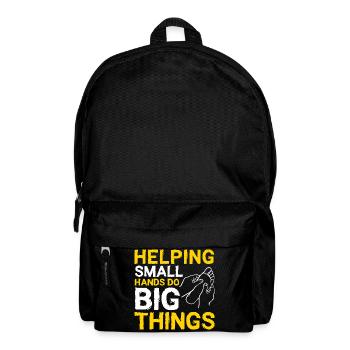Schach Schachspieler Schachbrett - Rucksack - Schwarz - Vorne