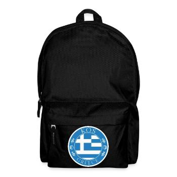Kos Greece – Vintage Island Poster - Backpack - black - Front