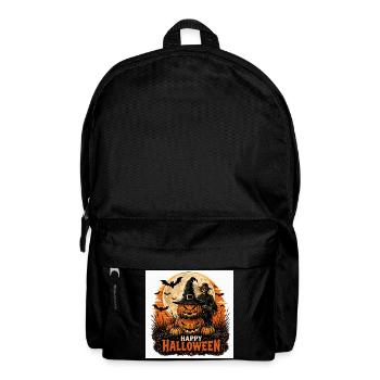 Halloween Night Pumpkins - Backpack - black - Front