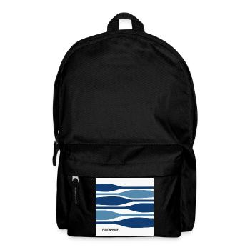Endorphine – Minimalistisches Paddel Poster - Rucksack - Schwarz - Vorne