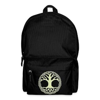 Tree of Life Celtic Knot Circle - Backpack - black - Front