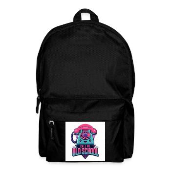 Call Me Old School - Backpack - black - Front