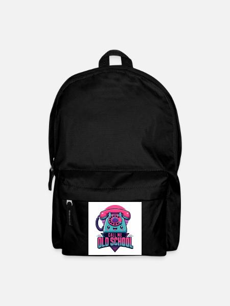 Call Me Old School - Backpack - black