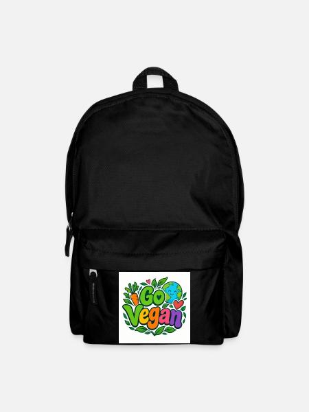 Adoptez une fleur végane - Sac à dos - noir