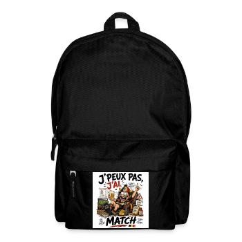 J'peux pas j'ai match - Sac à dos - noir - Devant