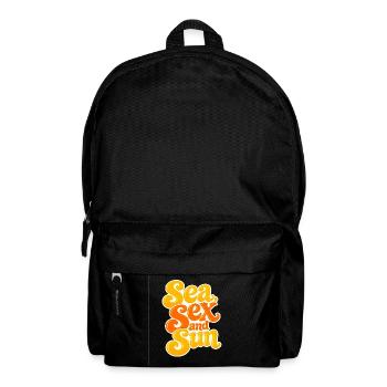 Sea, Sex and Sun - Backpack - black - Front