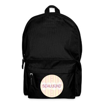 Schulkind 2026 Herz - Rucksack - Schwarz - Vorne