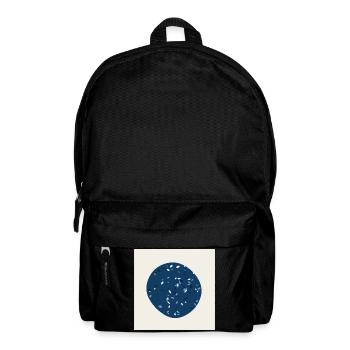 KUNST. ABSTRAKTE KUNST. KUNST. NATUR. UMGEBUNG. ZEN - Rucksack - Schwarz - Vorne