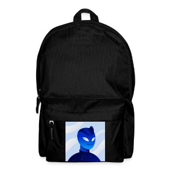 Blue Gradient Mask Avatar - Rucksack - Schwarz - Vorne