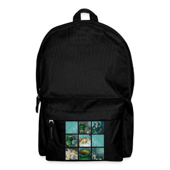 Kunst Malerei von Cezanne Impressionismus - Rucksack - Schwarz - Vorne