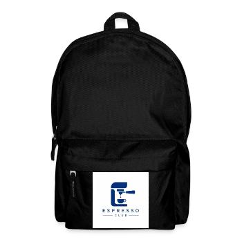 Espresso Club Logo - Rucksack - Schwarz - Vorne