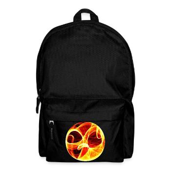 Lebensbaum in Flammen - Rucksack - Schwarz - Vorne