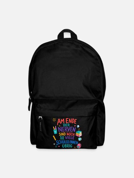 Am Ende Der Nerven Sind Noch So Viele Schüler..... - Rucksack - Schwarz