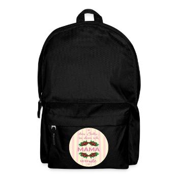 Weihnachten Mama 2026 - Rucksack - Schwarz - Vorne