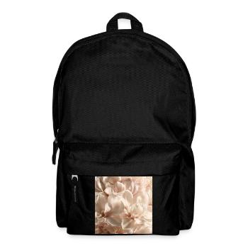 Rosy Pfingstrosenblätter - Rucksack - Schwarz - Vorne