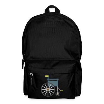 Rollstuhl - Rucksack - Schwarz - Vorne